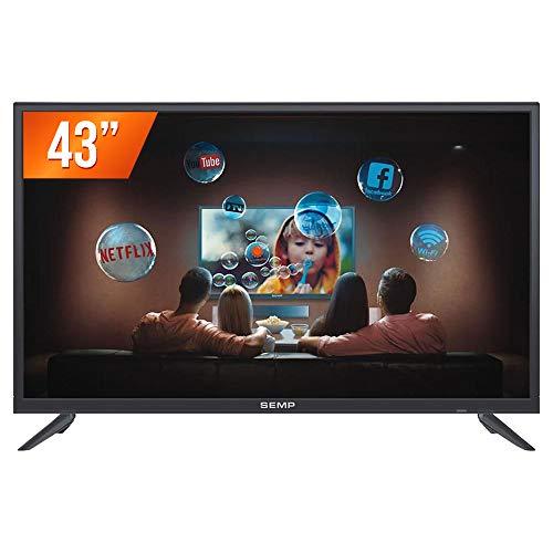 Smart TV Led 43" SEMP L43S3900FS - Full HD, Wi-Fi, Receptor DTV e Tecnologia Ginga UNICA