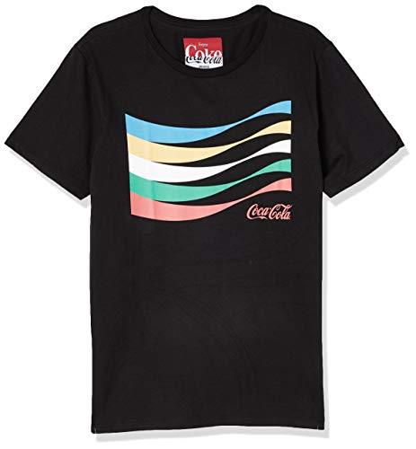 Camiseta Aroma Estampada, Coca-Cola Jeans, Masculino, Preto, GG