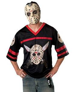 Camisa De Hockey E Máscara Rubies Costume Company Inc Jason Multicor