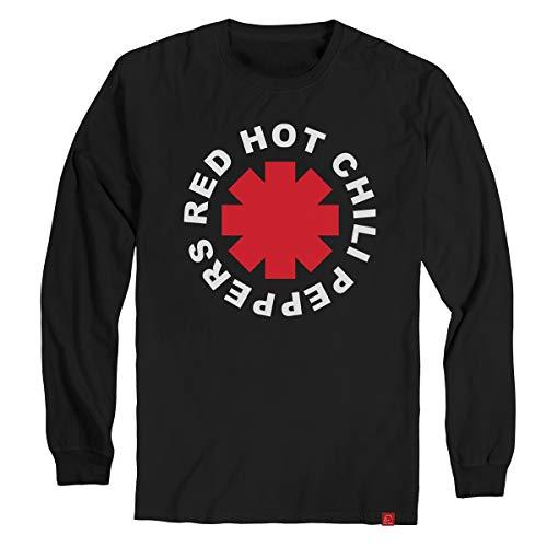 Camiseta Red Hot Chili Peppers Manga Comprida Longa Camisa XGG