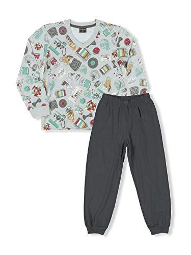 Pijama Desenhos Camiseta Manga Longa e Calça Quimby