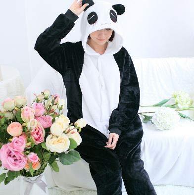 Pijama Fantasia Kigurumi Panda Macacão com Capuz Tamanho: M 40-42