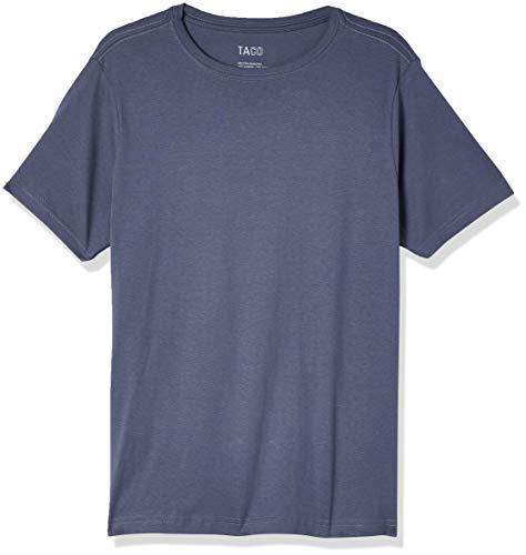 Camiseta, Taco, Gola Olimpica Basica, Masculino, Azul (Jeans), P