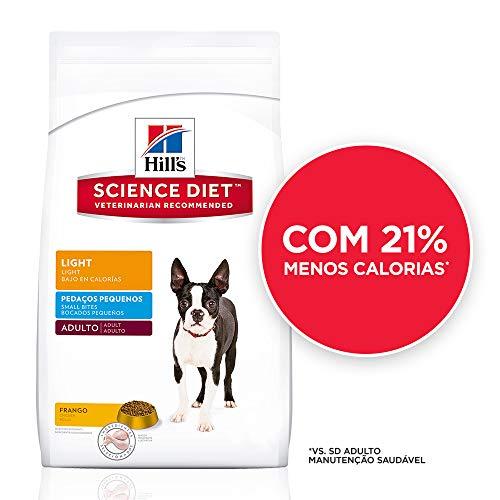 Ração Hill's Science Diet para Cães Adultos - Pedaços Pequenos Light - 3kg