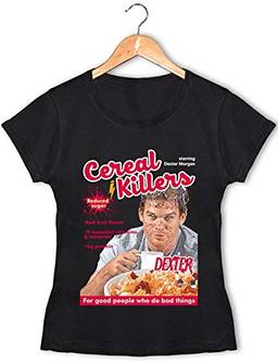 Camiseta Baby Look Cereal Killer Dexter Morgan