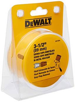 DeWalt DW19056, Serra Copo 3- 1/2"( 89 mm) , Amarelo