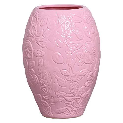 Cachepô Relevo Alto Ceramicas Pegorin Rosa Confete