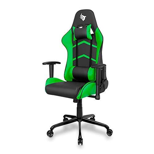 Cadeira Gamer Pichau Gaming Donek Verde com Almofadas