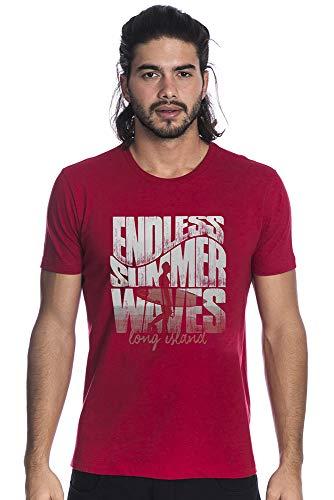 Camiseta Endless, Long Island, Masculino, Vermelho, M