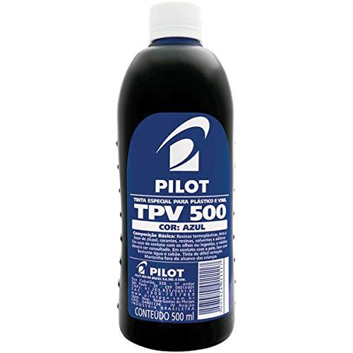 Tinta Plastico E Vinil Tpv Azul 500ml Pilot, Multicor