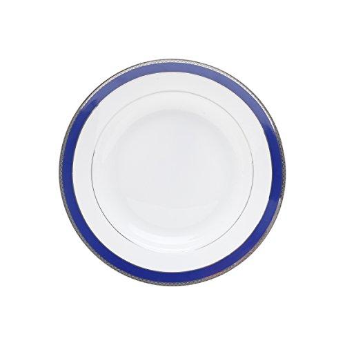 Jogo de 6 Pratos de Sopa de Porcelana Rojemac Azul