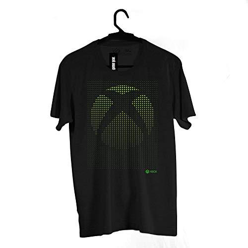 Camiseta Logo, Xbox, Adulto Unissex, Preto, G