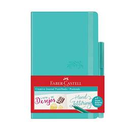 Caderno Pontilhado + Fine Pen, Faber-Castell, Creative Journal, CDNETA/VD, 84 Folhas, Verde