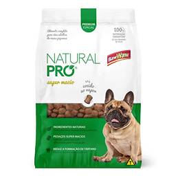 Baw Waw Natural Pró Alimento Super Macio  Para Cães Adulto Rpm - 12x400g