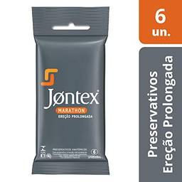 Conjunto de 6 Preservativos Lubrificados Marathon, Jontex