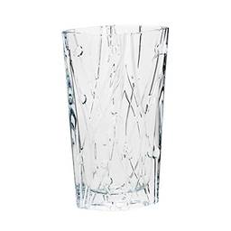 Vaso de Vidro Sodo-Cálcico com Titânio Labyrinth Rojemac Cristal Cristal