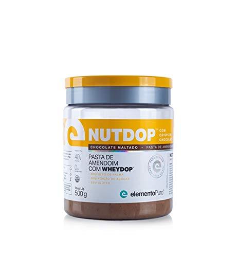 Nutdop Pasta De Amendoim - Chocolate Maltado - Pote 500G, Elemento Puro