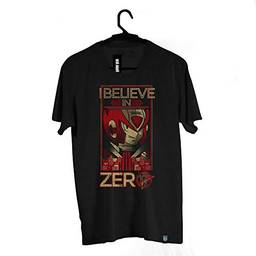 Camiseta Zero City, Mega Man, Masculino, Preto, 2G