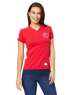 Camiseta Gola V América RJ, RetrôMania, Feminino, Vermelho, M
