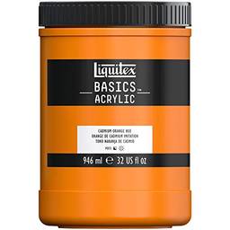 Liquitex Tinta Acrílica Basics 946ml 720 Cadmium Orange, 4332720
