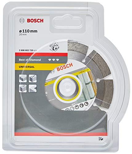 Bosch 2608602720-000, Disc Diamantado Up-Segmentado, Azul, 110 x 20 mm