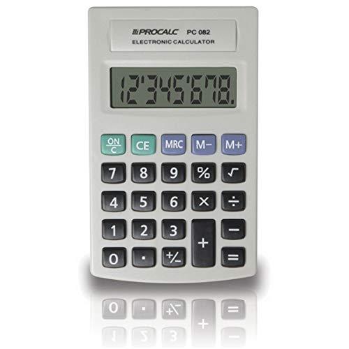 Calculadora De Bolso 08 Digitos Mod.Pc082-01 Unidade ProCalc, Multicor