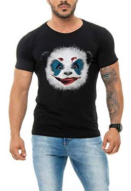 Camiseta Coringa Panda, Red Feather, Masculino, Preto, G