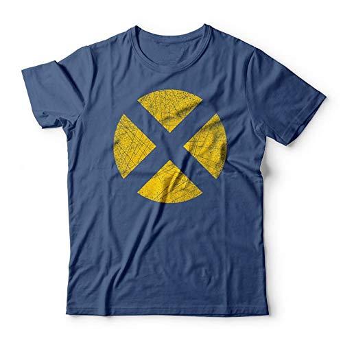 Camiseta X-Men Símbolo Unissex Manga Curta 100% Algodão