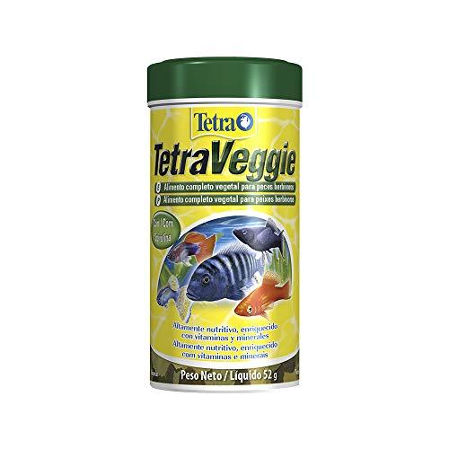 Tetra VeGGie Flakes 52g Tetra Para Todos Os Tipos de Peixe Todas As Fases,