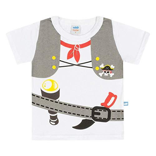 Camiseta Personagens, Baby Marlan,   Bebê Menino, Branco, GB