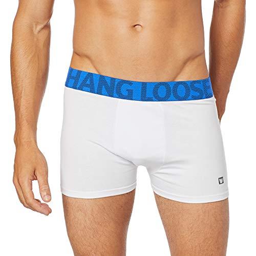 Hang Loose Cueca Boxer Cotton, Masculino, Branco, GG