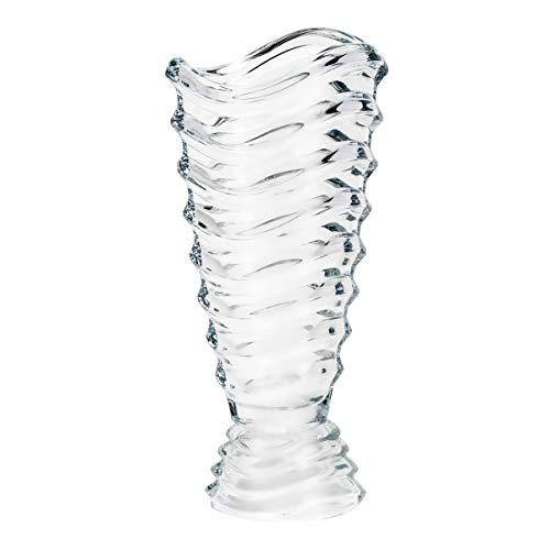 Vaso de Vidro Sodo-Cálcico com Titânio Wave com Pé Rojemac Transparente Vidro