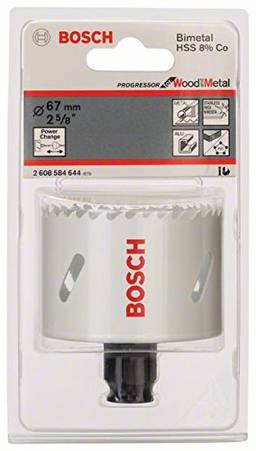 Bosch 2608584644-000, Serra Copo Power Change Progressor, Branco, 67 mm