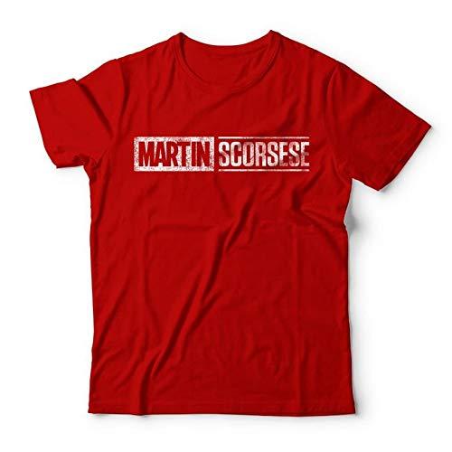 Camiseta Martin Scorsese, Studio Geek, Adulto Unissex, Vermelho, 2P
