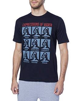Camiseta Expressions Of Vader, Studio Geek, Adulto Unissex, Preto, M