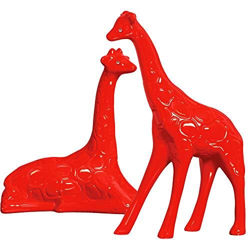 Casal De Girafas Deitada E Em Pé Ceramicas Pegorin Pimenta