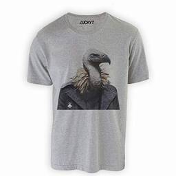 Camiseta Eleven Brand Cinza XGG Masculina - Bird Suit