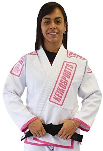 Kimono Jiu Jitsu Feminino Keiko Sports Mulheres A1 Branco