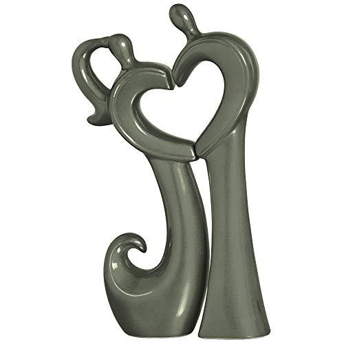 Escultura Casal Love Ceramicas Pegorin Onix