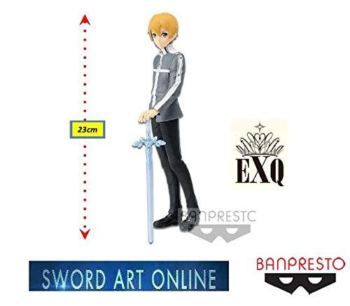 Sword Art Online Alicization Exq "kirito E Eugeo" - Eugeo (b) Ref.28933/28934 Bandai Banpresto Cores Diversas, Feita Com Pintura Aerográfica