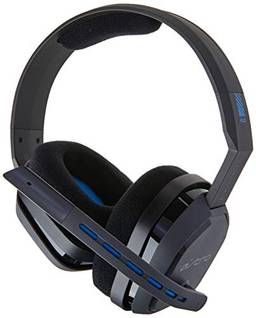 Astro A10 Headset Gamer Fone de Ouvido para Jogos Astro A10, Preto/Azul, Playstation 4