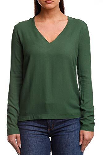 Blusa manga Longa com decote em V, Colcci, Feminino, Verde (Verde Bryant), PP