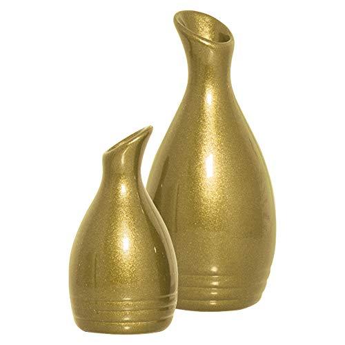 Duo Vasinhos Mini Classic Ceramicas Pegorin Bronze