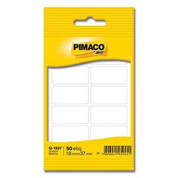 Etiqueta adesiva branca multiuso 18x37mm Q-1837 Pimaco, BIC, 886581, Branca, pacote de 5