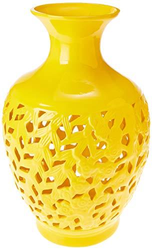 Vaso Com Recorte G Ceramicas Pegorin Amarelo