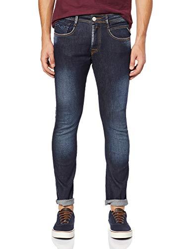 Calça Jeans Anbass Skinny, Replay, Masculino, Lavagem média, 40
