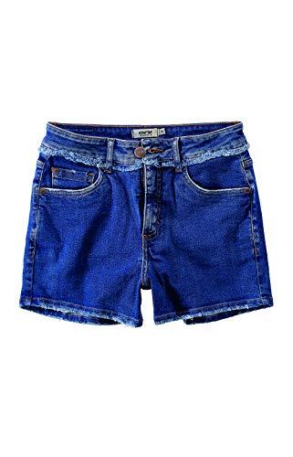 Shorts Jeans, Enfim, Feminino, Azul, 46