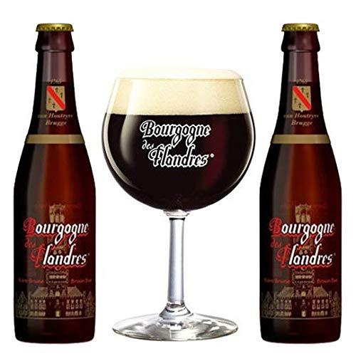 Kit de Cerveja Bourgogne des Flanders Brune com Taça 250 ml