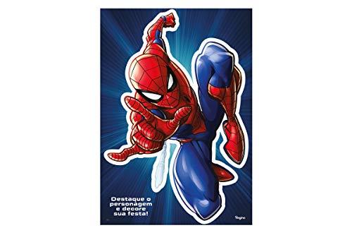 Personagem Dec R319 Spider Man Animacao - Pacote Com 01 Un Regina Colorido