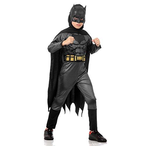 Fantasia Batman Luxo Infantil 920890-p Sulamericana Fantasias Cinza/preto P 3/4 Anos